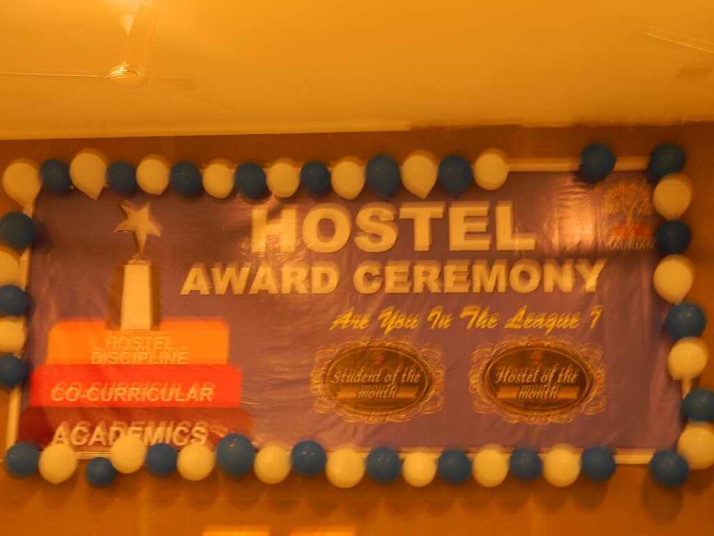 Hostel Award Ceremony