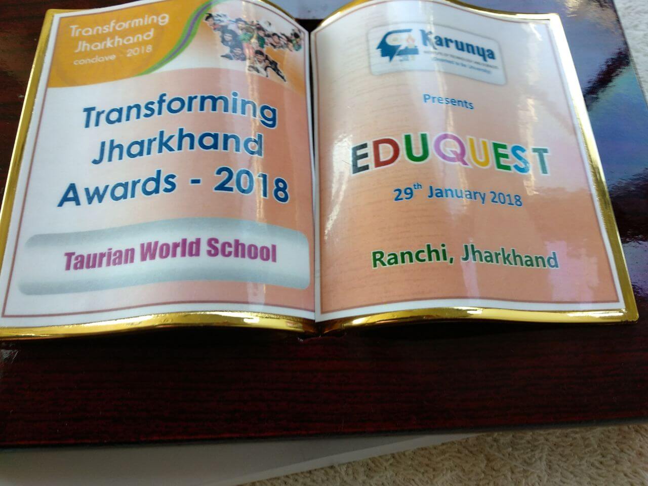 Taurian World School recieves the prestigious
