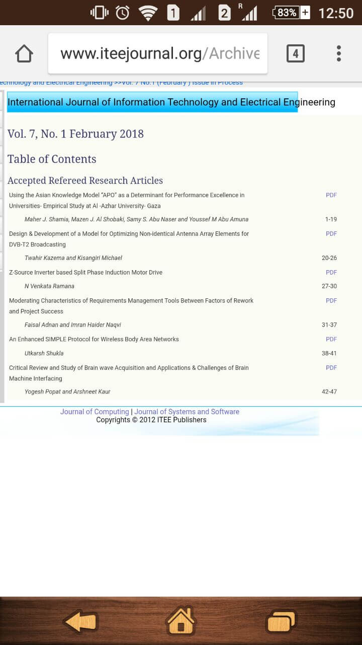 Technical Paper of Ms. Arsheet Kaur (Grade X) & Mr. Yogesh Popat (TGC Coordinator) published by IJITEE