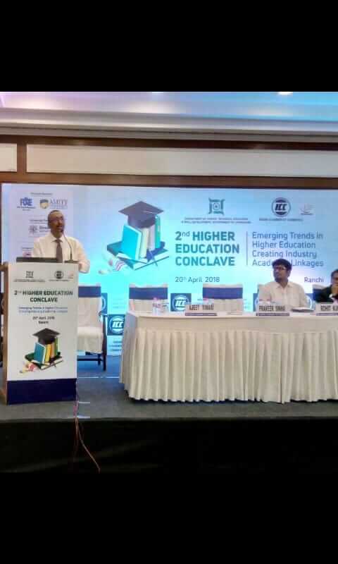 Six students attended the 2nd Higher Education Conclave on 20th April – Organized by Indian Chamber of Commerce