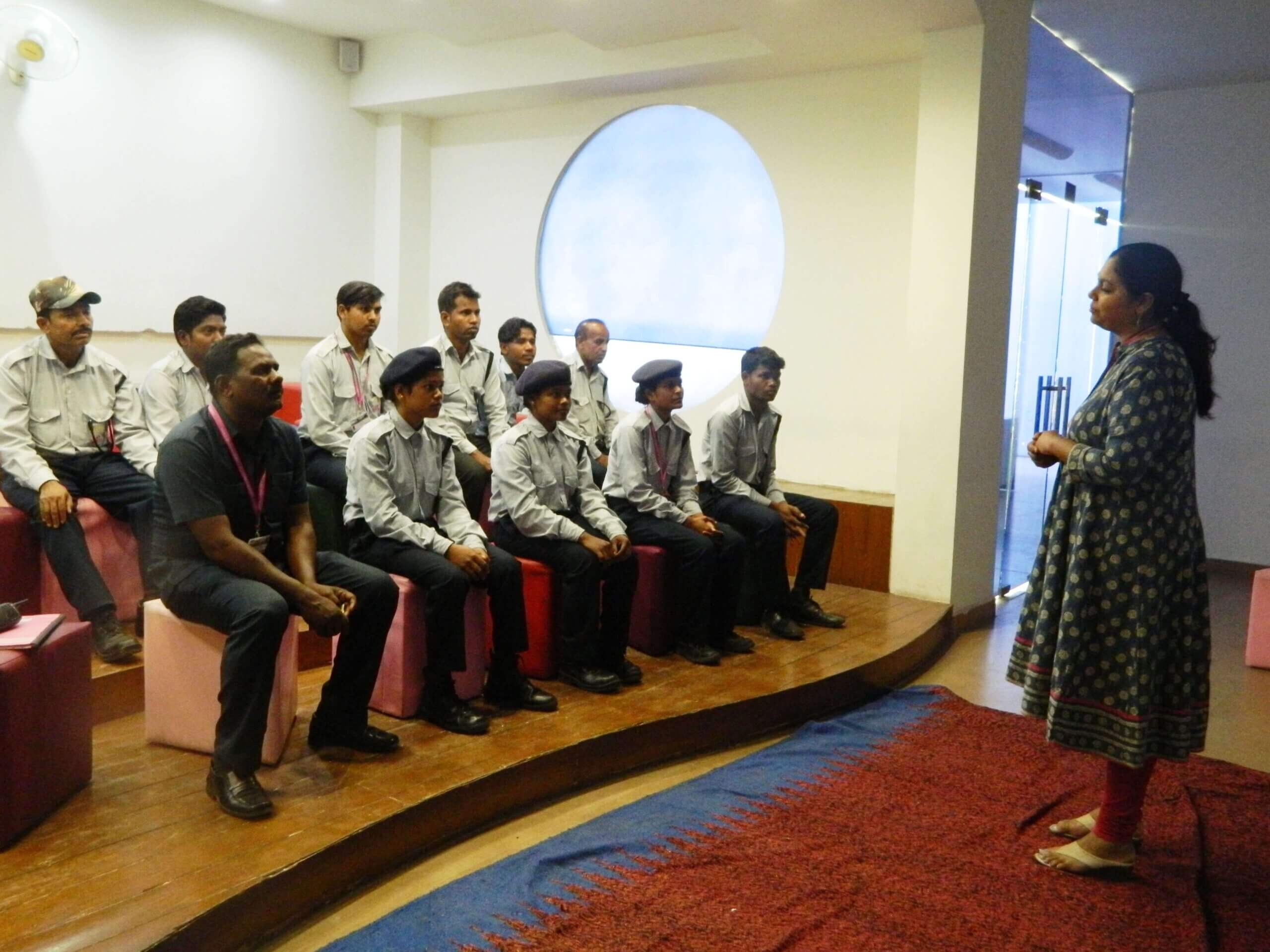 Personality Development Training conducted for Security Department of TWS