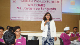An Interactive Session with Mrs. Jayashree Sengupta from Harvard University on 3rd August 2018