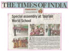 Special Assembly at Taurian World School