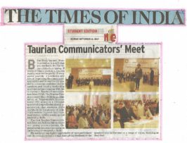 14Taurian Communicators meet TOI NIE