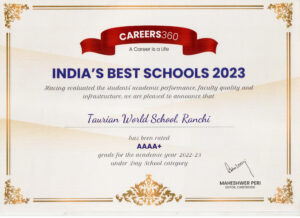 Taurian World School Receives AAAA+ Grade in India’s Best Schools 2023 Ranking!