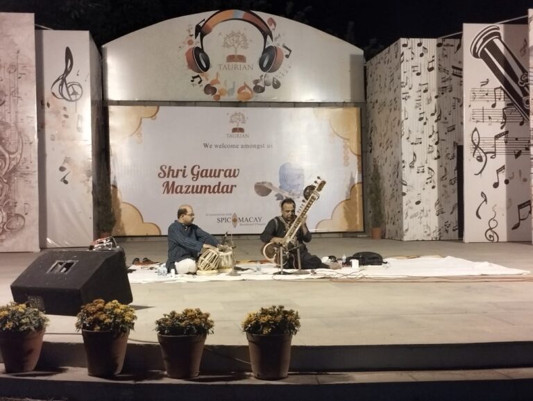 Experience the Magic of Indian Classical Music with Shri Gaurav Mazumdar at Taurian World School