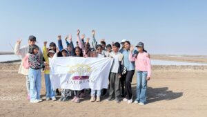 Students exploring Little Rann of Kutch