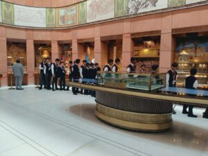 Learning beyond classroom at Parliament